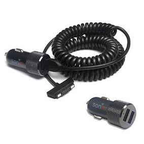Sonim Dual-USB Car Charger Adapter & Cable